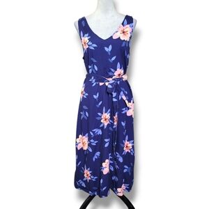 dip Floral Sundress Size Large Belted